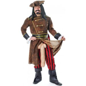 Captain Longfellow Pirat Spaß Kostüm-M/L