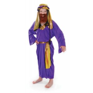 Heiliger König Krippenspiel Kostüm violett