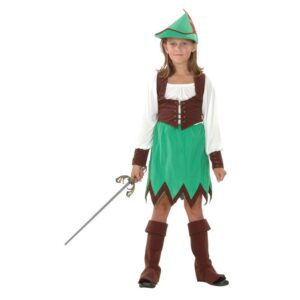 Robina Hood Kostüm für Mädchen