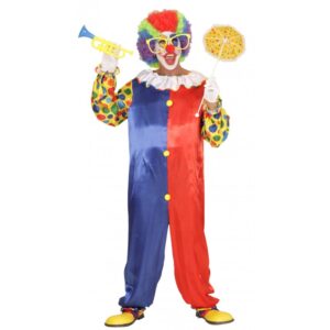 Buntes Clown Overall Kostüm