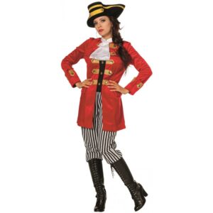 Commander Bonny Piratin Damenkostüm Deluxe