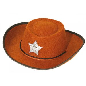 Cowboy Hut braun für Kinder