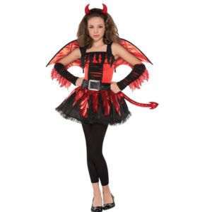 Sweet Devil Teufelin Kostüm für Teenager-Kinder 12-14 Jahre