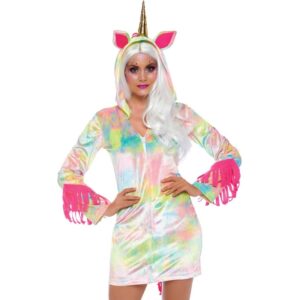 Rainbow Unicorn Einhorn Kostüm-XS