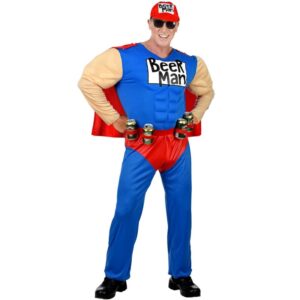 Mister Beerman Superhelden Kostüm-XL