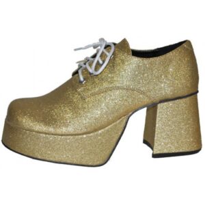 Disco Plateau-Schuhe gold für Herren