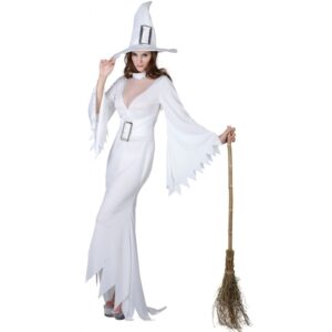 Elegant White Witch Hexenkostüm