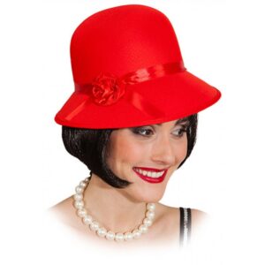 Eleganter 20er Jahre Hut rot