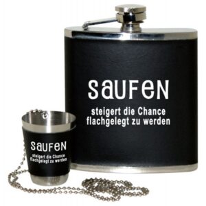 Flachmann-Set Saufen