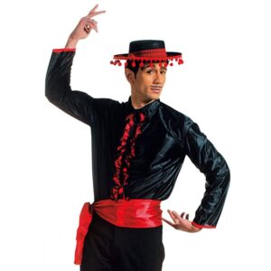 Flamenco Spanier Hemd mit Gürtel