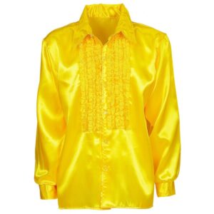 Rüschenhemd Classico in gelb