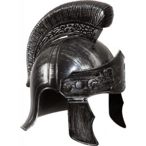 Gladiator Helm für Erwachsene silber
