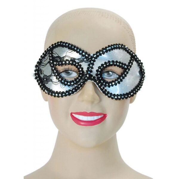 Glamour Domino Augenmaske mit Spitze