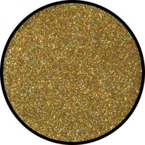 Feiner Gold-Juwel Glitzer holographisch
