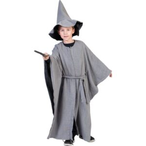 Grey Wizard Zauberer Kostüm für Kinder