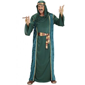 Arabisches Scheich Kostüm für Herren grün-M