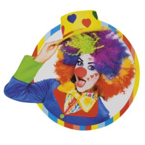 Clown Party Wanddekoration 33cm