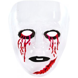 Halloween Maske mit blutenden Augen