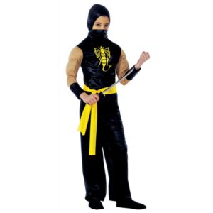 Hanzo Ninja Kostüm für Jungen-128cm