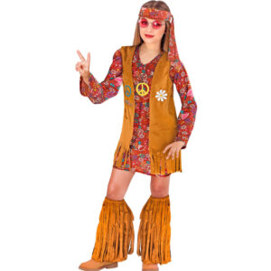 Hippie Girl Summer Mädchenkostüm-Kinder 158