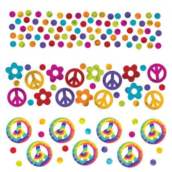 Hippie Peace Konfetti 3er-Set