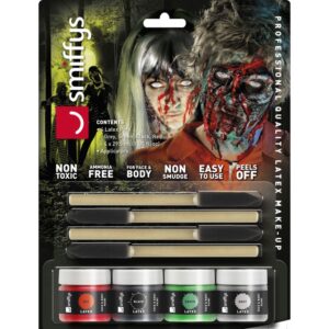 Horror Zombie Flüssiglatex Set