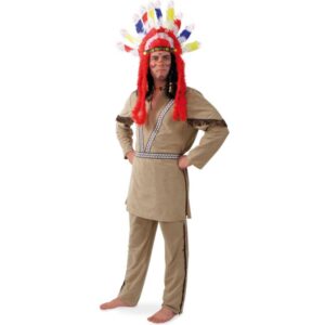 Inyan Indianer Kostüm für Herren-XXL