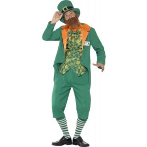 Irisches Kobold Kostüm mit Fake-Popo