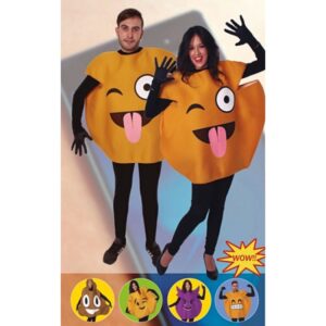 Emoji Zwinkern mit Zunge Kostüm