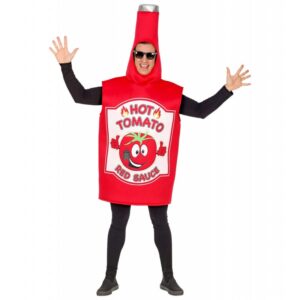 Riesen Ketchup Flaschen Kostüm-M/L