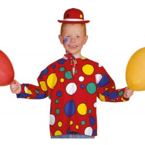 Lustiger Punkte Clown Shirt für Kinder-Kinder 122/128