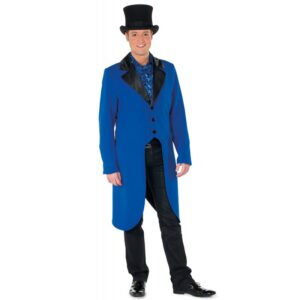 Luxus Showman Frack blau für Herren