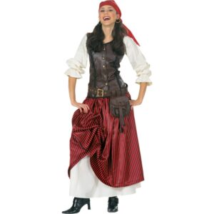 Piratenweib Kostüm Deluxe-Damen 46