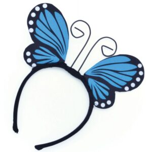 Schmetterlingflügel Haarreif blau