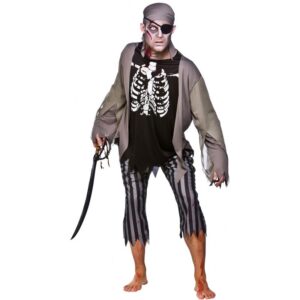 Mörderischer Pirat Zombie Kostüm