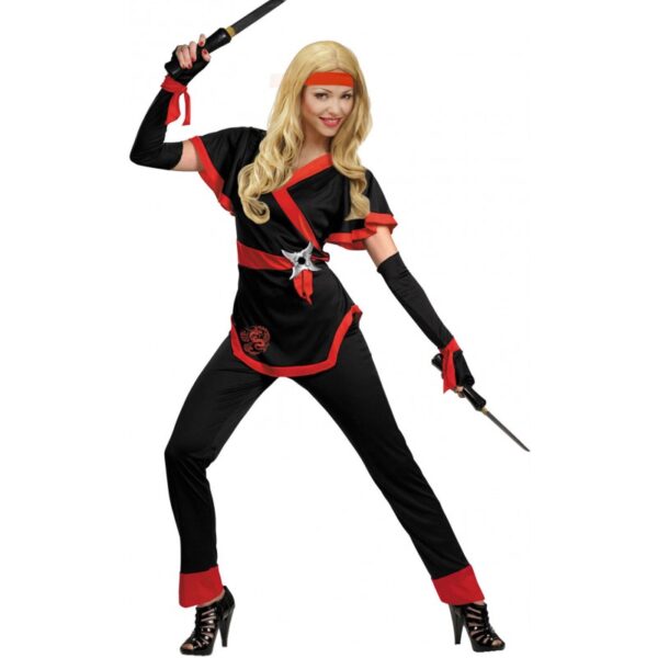 Black Ninja Girl Kostüm-M
