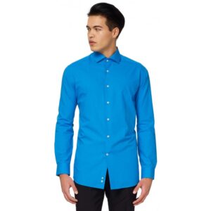 OppoSuits Shirt Blue Steel für Herren-L