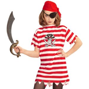 Peggy Piraten Girl Kostüm für Kinder-Kinder 11-13