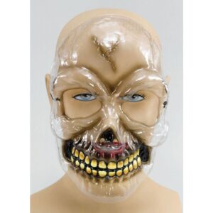 Horror Totenkopf Maske transparent