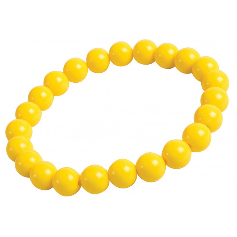 Pop Art Perlenarmband Gelb