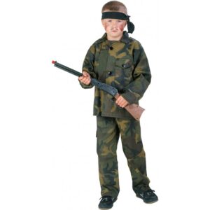 Rambo Soldat Kinderkostüm-Kinder 116