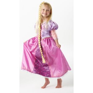 Rapunzel Kostüm Deluxe für Mädchen - S