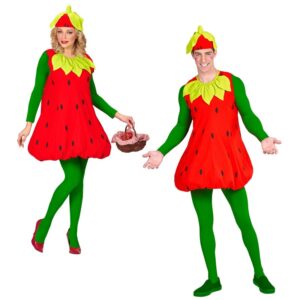 Süßes Erdbeeren Kostüm für Erwachsene