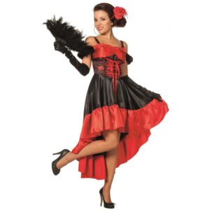 Saloon Lady Showgirl Can Can Kostüm-Damen 42