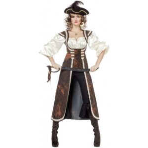 Scarlett Piratin der sieben Meere Kostüm-Damen 48