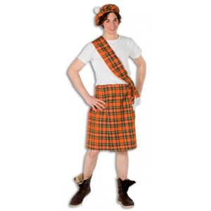 Scottish Ensemble Kostüm orange-Herren 52/54