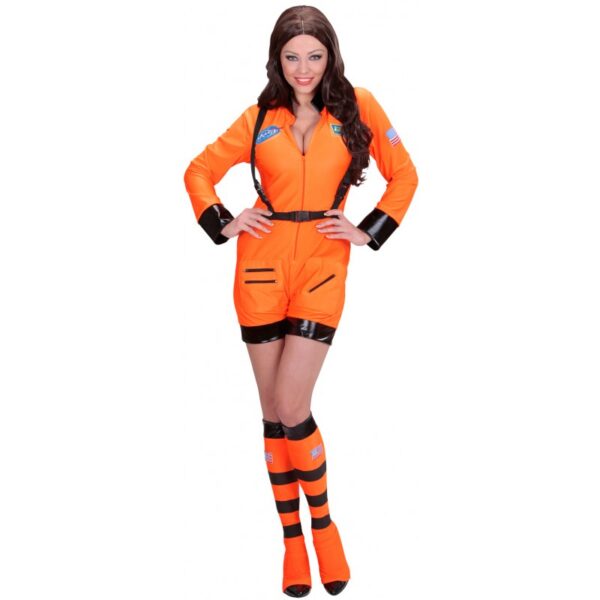 Sexy Astronautin Kostüm orange