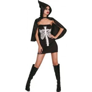 Sexy Ghoul Skelett Lady Kostüm