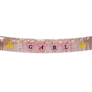 Baby Girl Party Fransen Banner 150cm