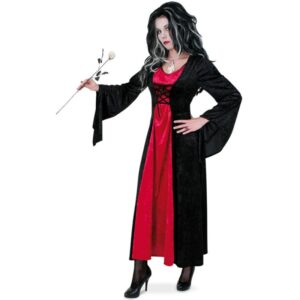 Spooky Vampir Lady Scarlett Damenkostüm-Damen 42